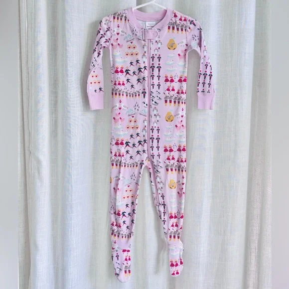 Hanna Andersson Footies 12 days of Christmas zippy one piece footed Pajamas 2T - Picture 2 of 7